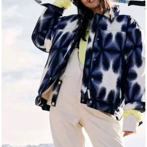 FREE PEOPLE FP MOVEMENT "BUNNY SLOPE" PUFFER SKI JACKET, LADIES LARGE